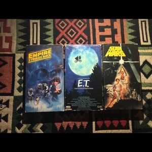 Star Wars, ET VHS movie pack